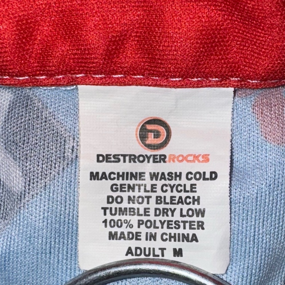 Destroyer Rocks Chicago White Sox Casual Button Down Shirt. Size M - Picture 4 of 4